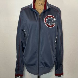 Nike Cubs Gray Zip Front Jacket